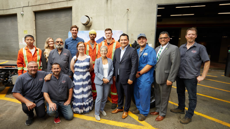 BC government, VCC and partner reps at CCEAI announcement