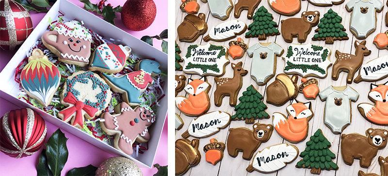 The Stubborn Baker Christmas cookies and baby cookies