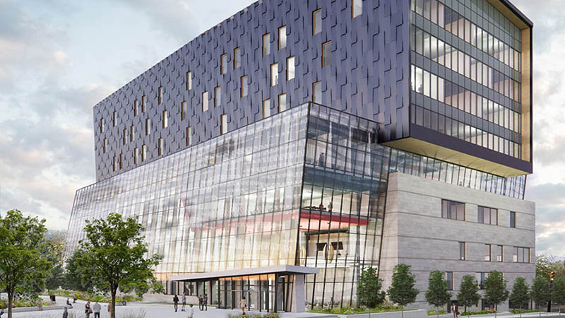 new building