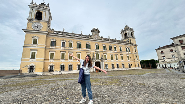 Culinary student in Italy