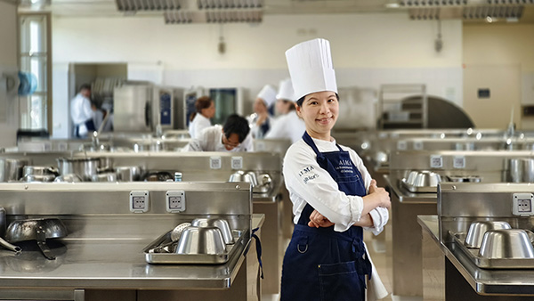 Culinary student in Italy