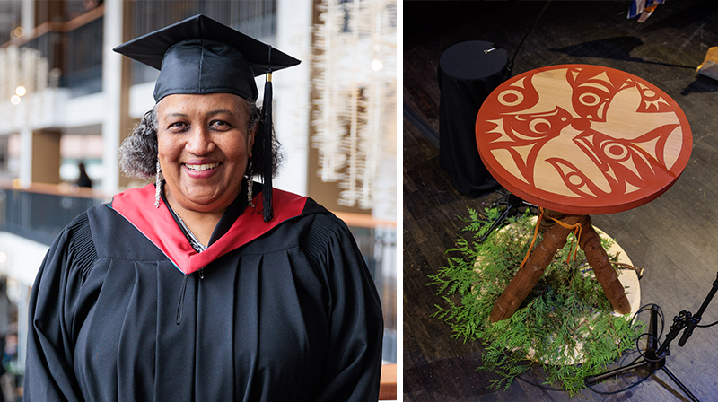 Valedictorian Joy Rudder and VCC