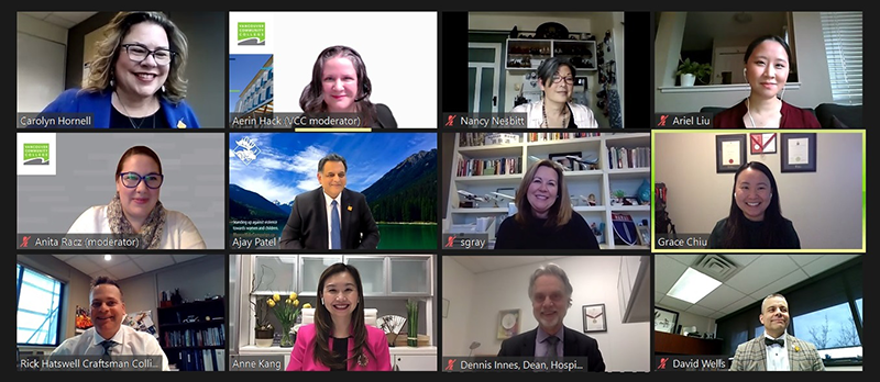 Screenshot of VCC Red Seal Recognition Event participants