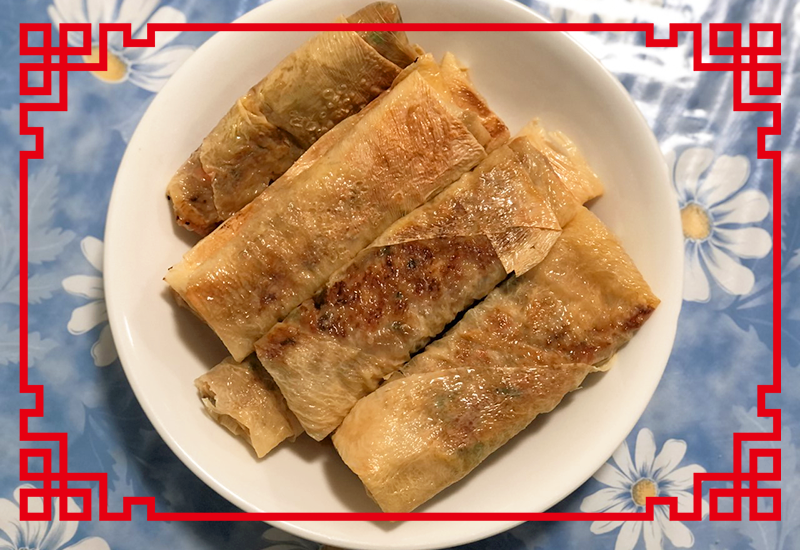 Bean curd rolls by Sally Wu