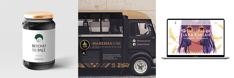 Speechless grad show design samples