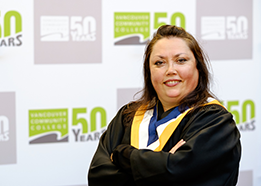 Gaye Savoie, valedictorian