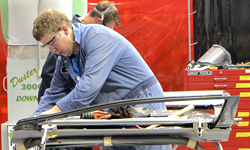 Kurtis Gordey one of VCC's Skills Canada competitors.