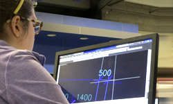 Meghan McDonell one of VCC's Skills Canada competitors.